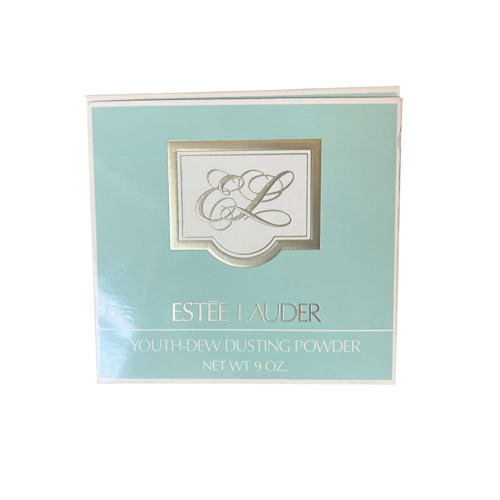 Estee Lauder Youth-Dew Dusting Powder 9 oz with Puff Vintage Style Box